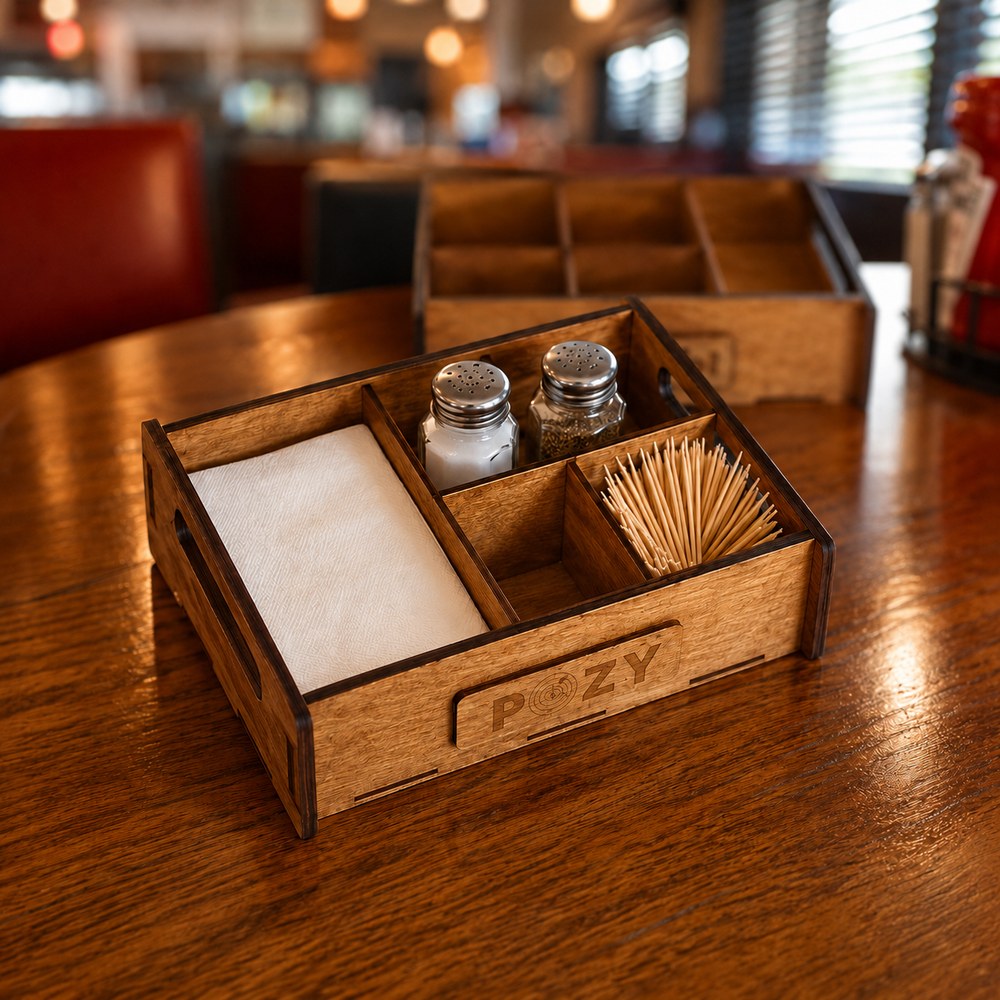 Napkin and Salt Holder