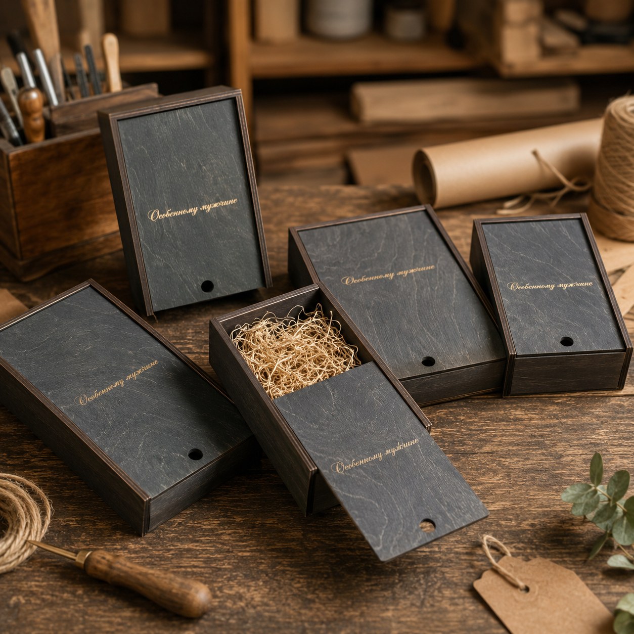 Custom Wooden Gift Boxes