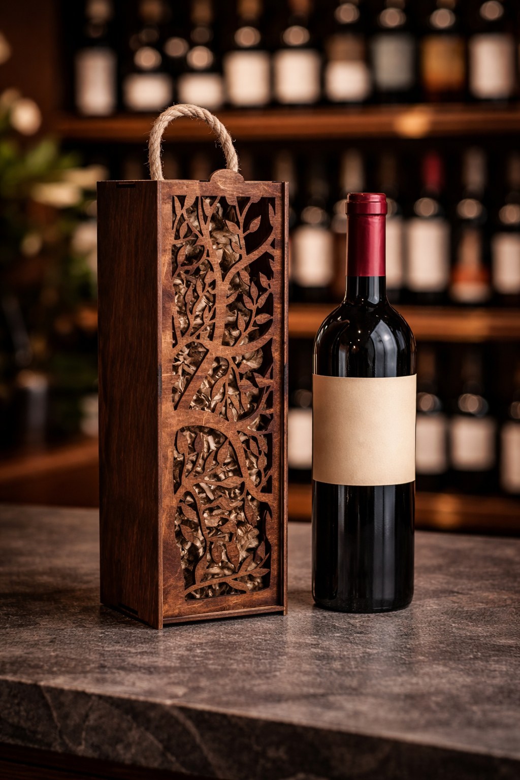 Decorative Wooden Wine Gift Box