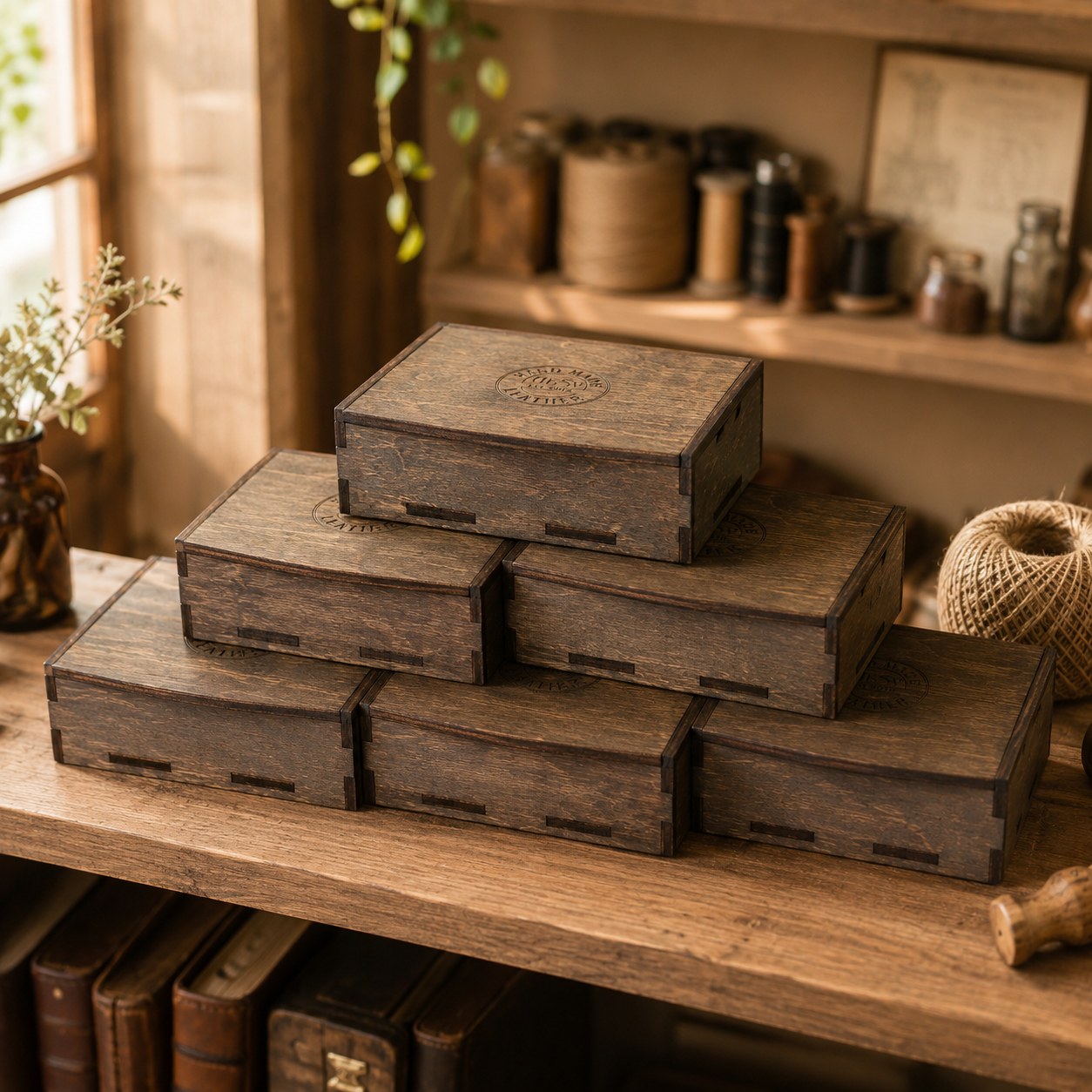 Wooden Packaging Boxes for Gifts and Products