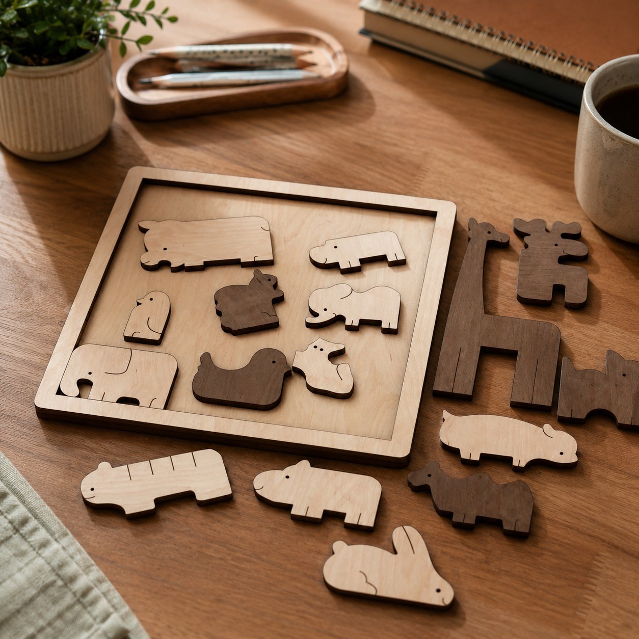 Wooden Animal Puzzle